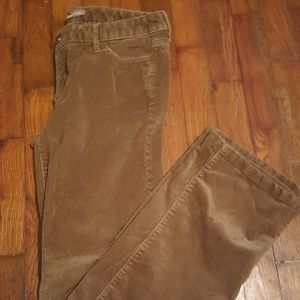 Banana Republic corduroy pants; brown